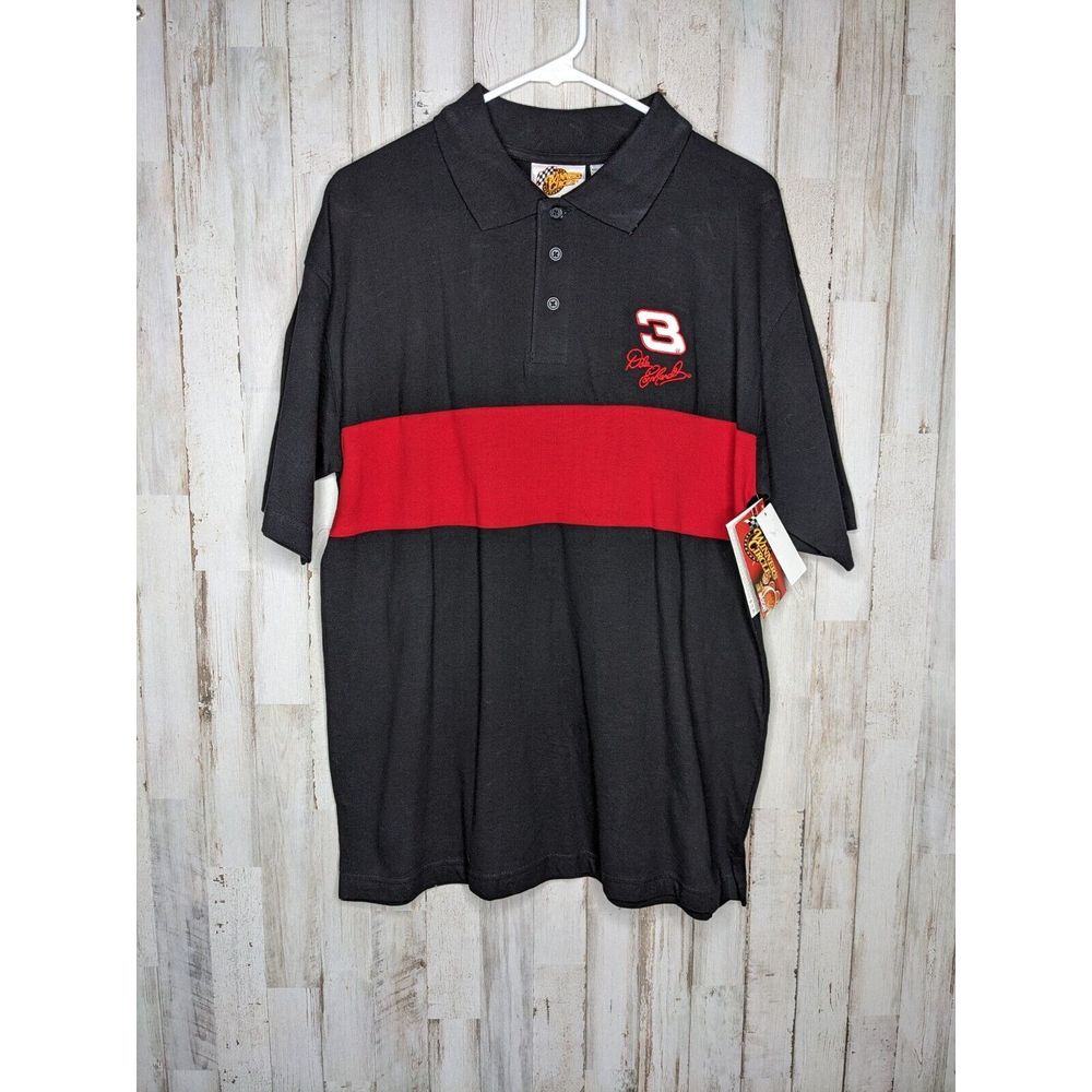 Dale Earnhardt Sr. Winner's Circle Polo Size Large New with Tags - Black GM‎